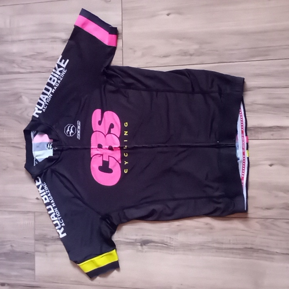 Mens cycling custom made jersey size small Zoca brand race fit